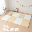 プレイマット〔140×200cm〕 プレイマット 140×200cm 折りたたみ シームレス キッズマット 掃除しやすい フロアマット おしゃれ 厚さ3.2cm 騒音防止 抗菌 防臭 ホルムアルデヒド ぼん家具