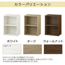 カラーボックス〔2段〕 カラーボックス 2段 深型 横置き可 コミック最大144冊収納 ぼん家具