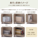 キャスター付き収納ラック