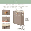 キャスター付き収納ラック