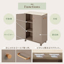 キャスター付き収納ラック