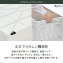 収納ボックス 収納ケース キャスター付 折りたたみ 収納ボックス ミニテーブル 窓付 5面開き 扉付 ロック付 おしゃれ 収納箱 スタッキング ぼん家具