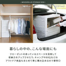 収納ボックス 収納ケース キャスター付 折りたたみ 収納ボックス ミニテーブル 窓付 5面開き 扉付 ロック付 おしゃれ 収納箱 スタッキング ぼん家具