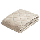 マイクロファイバー敷パッド〔シングル〕 マイクロファイバー 敷きパッド 冬 ベッドパッド シングル あったか 敷き毛布 敷布団パット 敷きカバー 洗える キルティング 4隅ゴム付き ズレ防止 ぼん家具