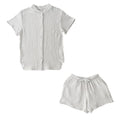 パジャマ〔半袖・レディース〕 パジャマ レディース 半袖 半ズボン S M L ルームウエア セット レディースパジャマ 3重ガーゼ 綿100% コットン 部屋着 前開き おしゃれ recorela ぼん家具