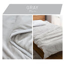 4層プレミアム毛布〔D〕 毛布 ブランケット ダブル 2枚合わせ 中綿入り 厚手毛布 フランネル マイクロファイバー 暖かい おしゃれ 起毛 洗える あったか毛布 抗菌 防臭 ぼん家具