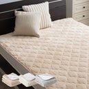 極暖敷きパッド〔D〕 敷きパッド ダブル 140×200 厚手 ベッドパッド 極暖 エアロゲル 敷き毛布 冬 マイクロファイバー 暖かい 起毛 洗える 抗菌 防臭 保温 ゴム付き ぼん家具