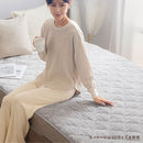 極暖敷きパッド〔D〕 敷きパッド ダブル 140×200 厚手 ベッドパッド 極暖 エアロゲル 敷き毛布 冬 マイクロファイバー 暖かい 起毛 洗える 抗菌 防臭 保温 ゴム付き ぼん家具