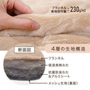 4層プレミアム敷きパッド〔S〕 敷きパッド シングル 100×200 厚手 ベッドパッド 敷き毛布 冬 マイクロファイバー 暖かい 起毛 洗える 抗菌 防臭 低ホル ゴム付き アルミシート入り ぼん家具