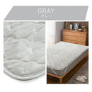 4層プレミアム敷きパッド〔SD〕 敷きパッド セミダブル 120×200 厚手 ベッドパッド 敷き毛布 冬 マイクロファイバー 暖かい 起毛 洗える 抗菌 防臭 低ホル ゴム付き アルミシート ぼん家具