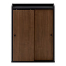 トイレラック トイレ収納 スリム トイレラック 壁付け トイレットペーパー収納 おしゃれ 薄型 収納棚 木製 引き戸 ブラシ用棚 掃除用具 可動棚 ぼん家具