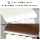 トイレットペーパーホルダー〔1連〕 トイレットペーパーホルダー ペーパーホルダー 1連 おしゃれ 2倍巻 3倍巻 太巻き 収納 DIY リノベ モダン ナチュラル 北欧 白 茶 単色 ぼん家具