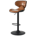 カウンターチェア カウンターチェア ハイチェア バーチェア おしゃれ カウンター椅子 丸椅子 昇降式 回転 レザー 北欧 ウレタン スチール ぼん家具