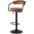 バーチェア カウンターチェア おしゃれ 昇降式 バーチェア 背もたれ 回転 丸椅子 ハイチェア カウンター 椅子 キッチンチェア 高さ調節 フットレスト 足置き ぼん家具
