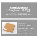 大理石調×スチール 振り子時計