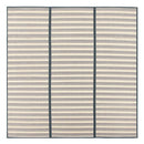 竹ラグカーペット〔185×185cm〕 竹ラグ 竹カーペット バンブーラグ おしゃれ ラグ カーペット 夏用 滑り止め 185×185 正方形 冷感 生地 竹 ラグマット ボーダー ストライプ 折りたたみ ぼん家具