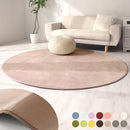 ラグマット〔丸型直径185cm〕 ラグ 洗える おしゃれ ラグマット 丸洗い 185cm センターラグ 厚手 3畳 カーペット 丸型 滑り止め マット 円形 無地 絨毯 床暖房対応 ホットカーペット対応 ぼん家具