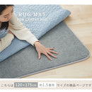 下敷き専用ラグマット〔120×175cm〕 ラグ 1.5畳 下敷きラグ 厚手 ウレタンラグ 120×175 アンダーラグ ズレ防止 洗える ラグマット 約厚さ1cm ふっくら 防音 保温 ホットカーペット対応 ぼん家具