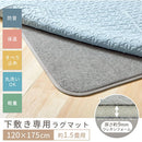 下敷き専用ラグマット〔120×175cm〕 ラグ 1.5畳 下敷きラグ 厚手 ウレタンラグ 120×175 アンダーラグ ズレ防止 洗える ラグマット 約厚さ1cm ふっくら 防音 保温 ホットカーペット対応 ぼん家具