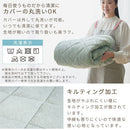 極厚マット2点セット〔130×185cm〕 極厚マット カバー 2点セット 高反発ウレタンマット マイクロファイバー あったか 130×185cm 約 厚さ5cm ラグマット 1.5畳 冬用 ごろ寝マット ぼん家具