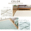 極厚マット2点セット〔130×185cm〕 極厚マット カバー 2点セット 高反発ウレタンマット マイクロファイバー あったか 130×185cm 約 厚さ5cm ラグマット 1.5畳 冬用 ごろ寝マット ぼん家具