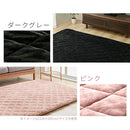 極厚マット2点セット〔185×185cm〕 極厚マット カバー 2点セット 高反発ウレタンマット マイクロファイバー あったか 185×185cm 約 厚さ5cm ラグマット 2畳 冬用 ごろ寝マット ぼん家具