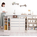 カウンター下収納〔オープンタイプ・幅50～54cm〕