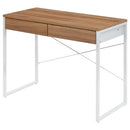 引き出し付きパソコンデスク パソコンデスク デスク 引き出し付き シンプルデスク ワークデスク 作業台 ワークテーブル 引き出し 収納 A4 ノートPC スチール 木製 メラミン化粧板 ぼん家具