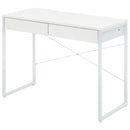 引き出し付きパソコンデスク パソコンデスク デスク 引き出し付き シンプルデスク ワークデスク 作業台 ワークテーブル 引き出し 収納 A4 ノートPC スチール 木製 メラミン化粧板 ぼん家具