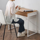 引き出し付きパソコンデスク パソコンデスク デスク 引き出し付き シンプルデスク ワークデスク 作業台 ワークテーブル 引き出し 収納 A4 ノートPC スチール 木製 メラミン化粧板 ぼん家具