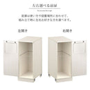 木製ダストボックス 20L ゴミ箱 20リットル 20L ダストボックス ごみ箱 スリム おしゃれ ロータイプ フタ付き キャスター 木製 大容量 キッチン リビング 幅25 縦型 スイング ぼん家具