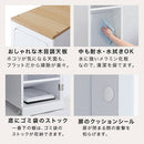 タワー型ダストボックス〔縦型・4分別〕 ゴミ箱  45リットル  おしゃれ ダストボックス 分別 キッチン キッチン用ゴミ箱 スリム 蓋付き 分別ゴミ箱 キッチンゴミ箱 45L キャスター 木製 大容量 ぼん家具