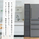 タワー型ダストボックス〔縦型・4分別〕 ゴミ箱  45リットル  おしゃれ ダストボックス 分別 キッチン キッチン用ゴミ箱 スリム 蓋付き 分別ゴミ箱 キッチンゴミ箱 45L キャスター 木製 大容量 ぼん家具