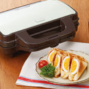ホットサンドメーカー〔2枚焼きタイプ〕 ホットサンドメーカー 2枚 スリム トーストプレート 電気 プレスサンドメーカー プレート キッチン 1年保証 トフィー Toffy Toffy