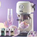 電動ふわふわかき氷器 Toffy LADONNA かき氷機 コンパクト バラ氷対応 粗さ調節 回転プレート お家で簡単 手作り 刃調節 ふわふわ シャリシャリ 電動 おしゃれ 2色氷 4色氷 Toffy