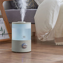 抗菌アロマ加湿器＜3.3L＞ 卓上加湿器 抗菌加工 コンパクト LEDライト 付き 噴霧量調節可能 アロマ 対応 加湿器 上部給水 超音波式加湿器 卓上 リビング toffy ラドンナ ぼん家具