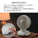 完全分解USB給電式3Dサーキュレーター サーキュレーター DCモーター 扇風機 静音 360度回転 自動首振り タッチ操作 リモコン付き 18畳 卓上扇風機 軽量 15cm羽根 3枚 USB給電 送風 3段階 ライフオンプロダクツ