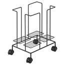 新聞ストッカー 新聞ストッカー キャスター 紐通し 新聞紙 古紙 雑誌 ラック おしゃれ 新聞ラック マガジンラック 収納 カゴ かご ワゴン スチール ぼん家具
