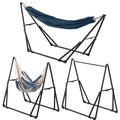 スタンド式3WAYハンモック ハンモック 自立式 3way 室内 室外 折りたたみ キャンプ アウトドア おしゃれ ビーチ ガーデン 庭 スチール ハンガーラック 軽量 ぼん家具