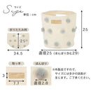 収納ボックス〔M〕 収納ボックス 折りたたみ ランドリーボックス ポンポンバスケット バスケット 円柱 おもちゃ入れ かご キャンバスバッグ Mサイズ マチ 自立 取っ手 ぼん家具