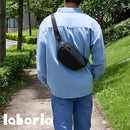 laborioショルダーバッグ ボディバッグ メンズ 斜め掛け ショルダーバッグ ウエストポーチ 大容量 収納力 ブラック 黒 無地 多機能 防水 レディース シンプル Laborio