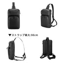laborioショルダーバッグ ボディバッグ ショルダーバッグ 肩掛け 斜めがけ 大容量 収納力 ブラック 黒 無地 多機能 サブストラップ ポケット 男前 メンズ レディース シンプル Laborio