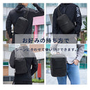 laborioショルダーバッグ ボディバッグ ショルダーバッグ 肩掛け 斜めがけ 手提げ 2way 大容量 収納 ブラック 黒 無地 多機能 通気 ポケット 男前 メンズ レディース シンプル Laborio