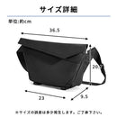 laborioショルダーバッグ ワンショルダーバッグ ウェストポーチ ショルダーバッグ 斜めがけバッグ 大容量 収納 ブラック 多機能 ポケット 旅行 通勤 通学 メンズ レディース Laborio
