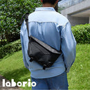laborioショルダーバッグ ワンショルダーバッグ ウェストポーチ ショルダーバッグ 斜めがけバッグ 大容量 収納 ブラック 多機能 ポケット 旅行 通勤 通学 メンズ レディース Laborio