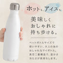 laborio水筒 ロケットサーモボトル 水筒 480ml 500ml弱 ステンレスボトル 保冷 保温 マグボトル マイボトル スリム 保冷水筒 真空断熱 無地 シンプル 直飲み 細口 Laborio