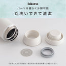 laborio水筒 水筒 450ml ステンレスボトル 氷止め付き 保冷 保温 マグボトル マイボトル 0.45L スリム 保冷水筒 広口 洗いやすい 滑り止め 真空断熱 無地 直飲み Laborio