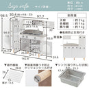 おままごとキッチン 製氷機・電子レンジ・オーブン付き おままごと キッチン おままごとセット ままごとキッチン 木製 氷が出てくる 製氷機付 電子レンジ オーブン 冷蔵庫 風収納 プレゼント 小物付 ぼん家具