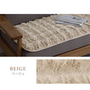 ソファカバー〔70×120cm〕 ソファカバー 3人掛け 70×120cm ソファーカバー ファー ふわふわ ソファーパッド おしゃれ かけるだけ 座面パッド フェイクファー あったか 洗える ぼん家具