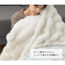 こたつ布団〔円形直径200cm〕 こたつ布団 円形 ファー こたつ掛け布団 直径200cm こたつ用掛け布団 ふわふわ 柔らか おしゃれ 北欧 韓国風 単品 フェイクファー あったか 洗える ぼん家具